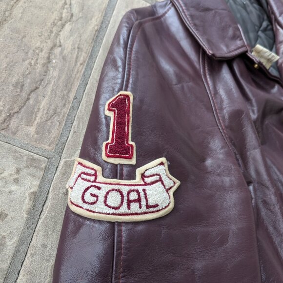 Cornwallis Cougars Hockey Jacket (Royal Canadian Navy) *Vintage* - Picture 3 of 9